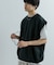 エクストラルーズドローコードノースリーブTシャツ