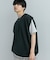 エクストラルーズドローコードノースリーブTシャツ