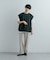 エクストラルーズドローコードノースリーブTシャツ