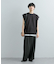 エクストラルーズドローコードノースリーブTシャツ
