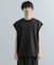 エクストラルーズドローコードノースリーブTシャツ