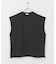 エクストラルーズドローコードノースリーブTシャツ