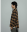 オンブレーチェックシャツ