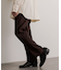 ハードツイルセンタープレスストレートパンツ