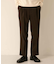 ハードツイルセンタープレスストレートパンツ