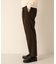 ハードツイルセンタープレスストレートパンツ