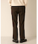 ハードツイルセンタープレスストレートパンツ