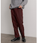ハードツイルセンタープレスストレートパンツ
