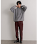 ハードツイルセンタープレスストレートパンツ