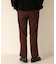 ハードツイルセンタープレスストレートパンツ