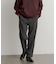 ハードツイルセンタープレスストレートパンツ