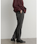 ハードツイルセンタープレスストレートパンツ