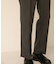 ハードツイルセンタープレスストレートパンツ