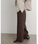 ハードツイルセンタープレスワイドパンツ