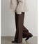 ハードツイルセンタープレスワイドパンツ