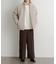 ハードツイルセンタープレスワイドパンツ
