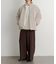 ハードツイルセンタープレスワイドパンツ