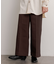 ハードツイルセンタープレスワイドパンツ