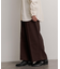 ハードツイルセンタープレスワイドパンツ