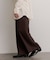 ハードツイルセンタープレスワイドパンツ