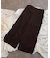 ハードツイルセンタープレスワイドパンツ