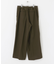ハードツイルセンタープレスワイドパンツ