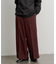 ハードツイルセンタープレスワイドパンツ