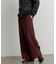 ハードツイルセンタープレスワイドパンツ
