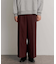 ハードツイルセンタープレスワイドパンツ