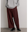 ハードツイルセンタープレスワイドパンツ