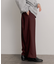 ハードツイルセンタープレスワイドパンツ
