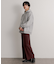 ハードツイルセンタープレスワイドパンツ