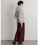 ハードツイルセンタープレスワイドパンツ