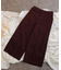 ハードツイルセンタープレスワイドパンツ