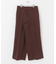 ハードツイルセンタープレスワイドパンツ
