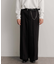 ハードツイルセンタープレスワイドパンツ