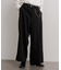 ハードツイルセンタープレスワイドパンツ