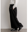 ハードツイルセンタープレスワイドパンツ