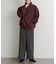 ハードツイルセンタープレスワイドパンツ