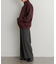 ハードツイルセンタープレスワイドパンツ