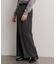 ハードツイルセンタープレスワイドパンツ