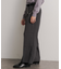 ハードツイルセンタープレスワイドパンツ