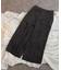 ハードツイルセンタープレスワイドパンツ
