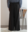 ハードツイルセンタープレスワイドパンツ