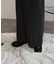 ハードツイルセンタープレスワイドパンツ