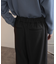 ハードツイルセンタープレスワイドパンツ