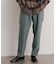 ウールライクダブルタックテーパードパンツ