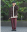 ウールライクダブルタックテーパードパンツ