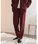 ウールライクダブルタックテーパードパンツ