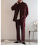 ウールライクダブルタックテーパードパンツ